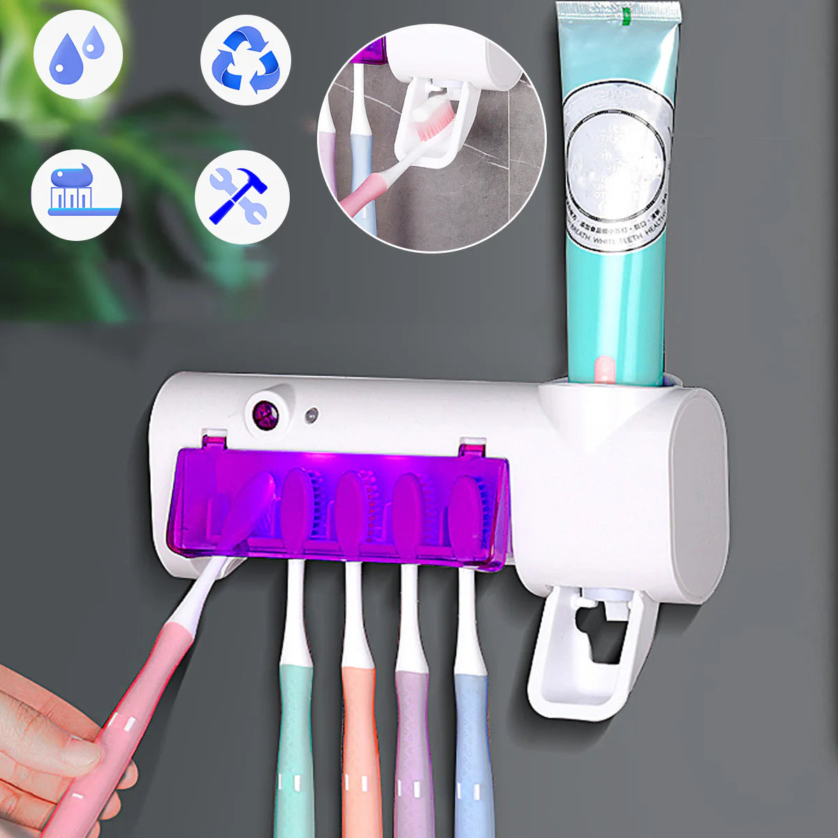 Soporte Esterilizador de Cepillos de Dientes con Luz Ultravioleta –  RAPIDSHOP.DO