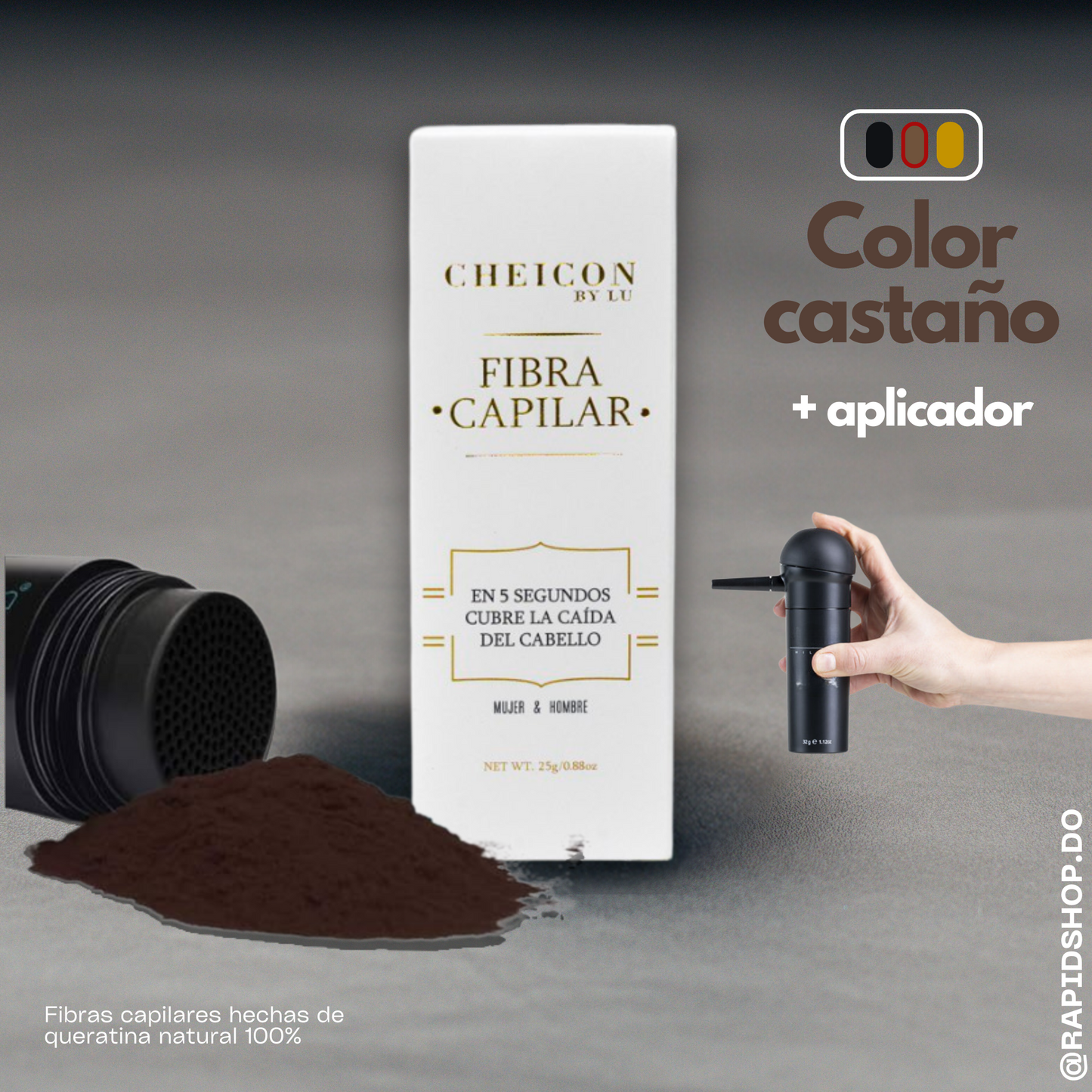 FIBRAS CAPILARES / APLICADOR DE FIBRAS