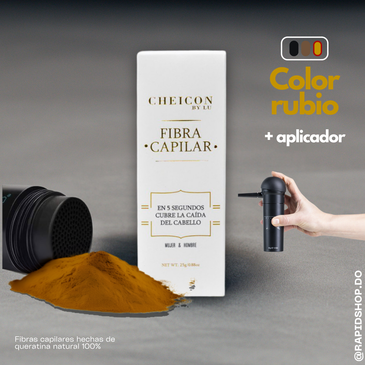 FIBRAS CAPILARES / APLICADOR DE FIBRAS