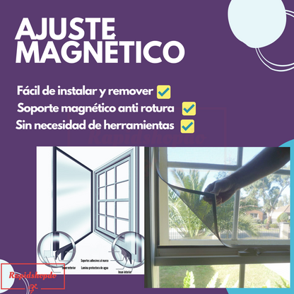 panel antimosquitos para ventanas ajustable