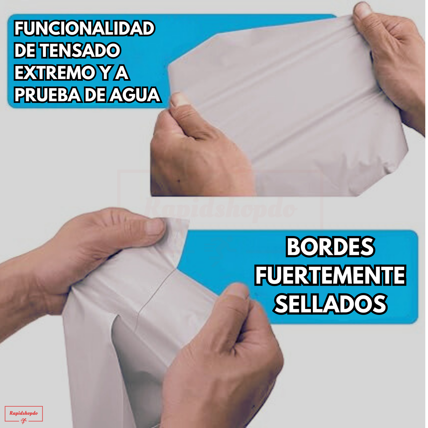 Bolsas para envios autosellables (polietileno) pack de 100 unidades