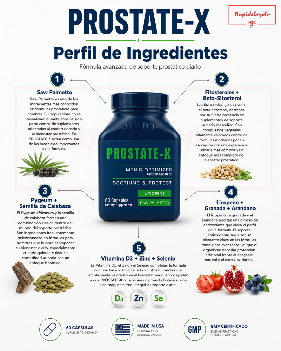 PROSTATE-X – Soporte diario para la salud prostática